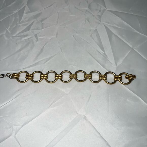Gold link bracelet - Picture 1 of 9